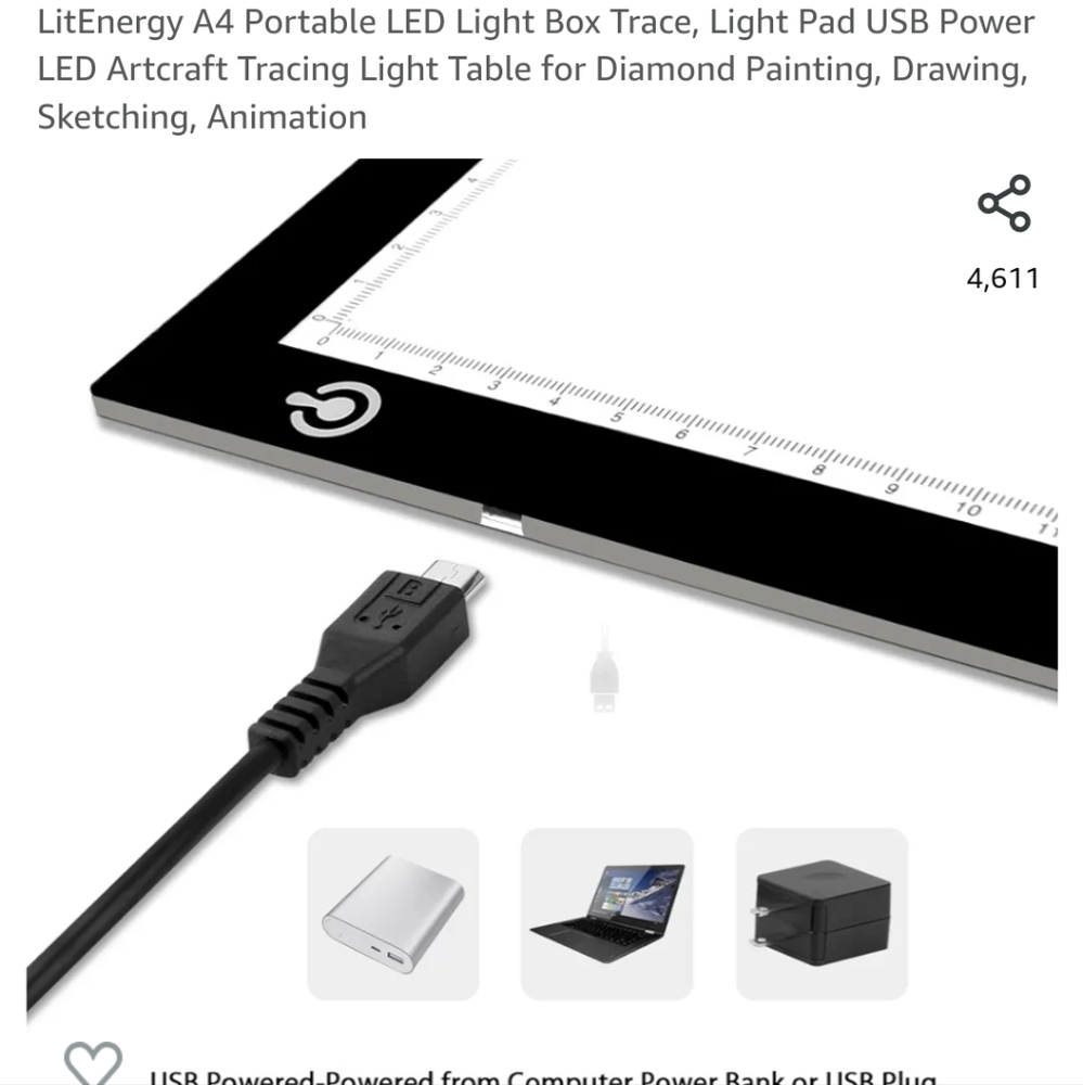 Led adjustable illuminated teaching light box - Picture 10 of 10